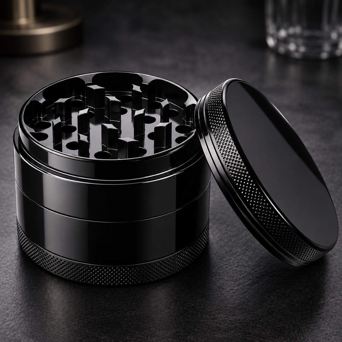 Ceramic Black Anti-Haft Grinder 63mm
