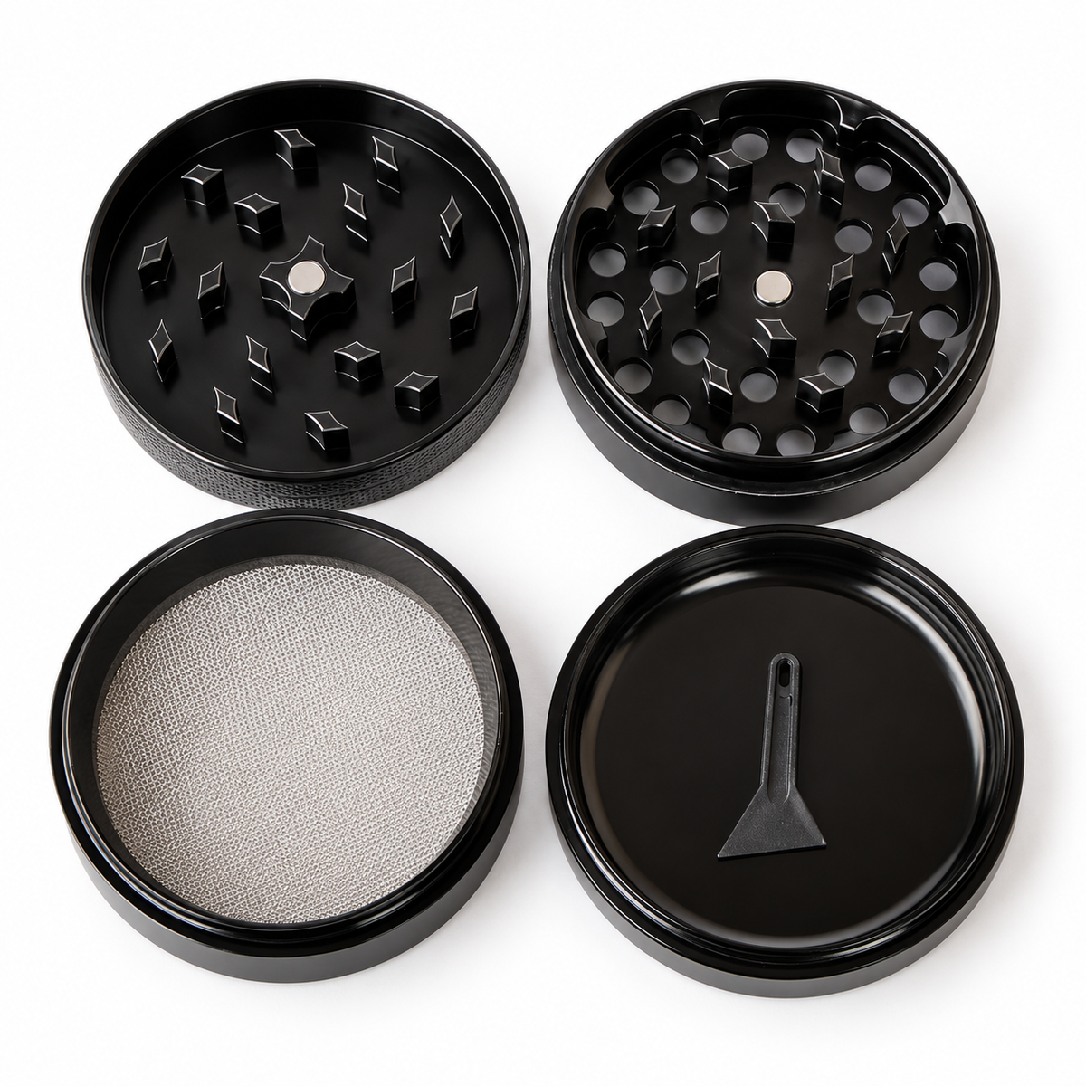 Ceramic Black Anti-Haft Grinder 63mm
