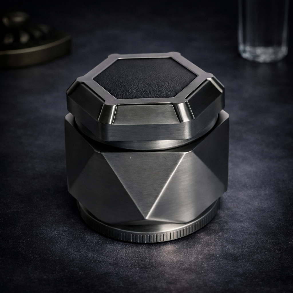 Heavy Polygon Grinder 60mm Silber