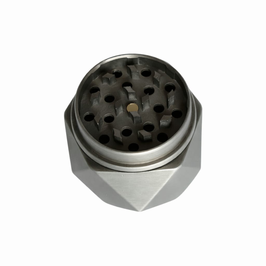 Heavy Polygon Grinder 60mm Silber