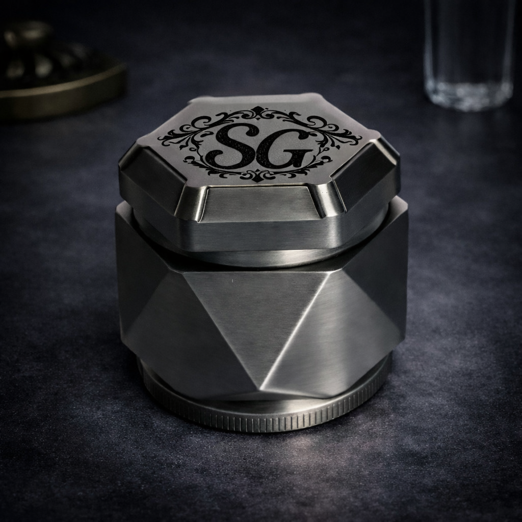 Heavy Polygon Grinder 60mm Silber