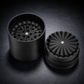 Gunmetal Rook zahnloser Edelstahl Grinder 60mm 5-teilig