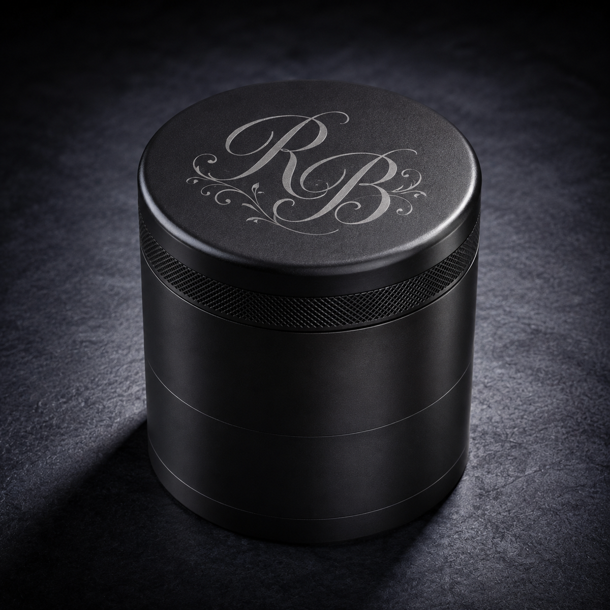 Gunmetal Rook zahnloser Edelstahl Grinder 60mm 5-teilig