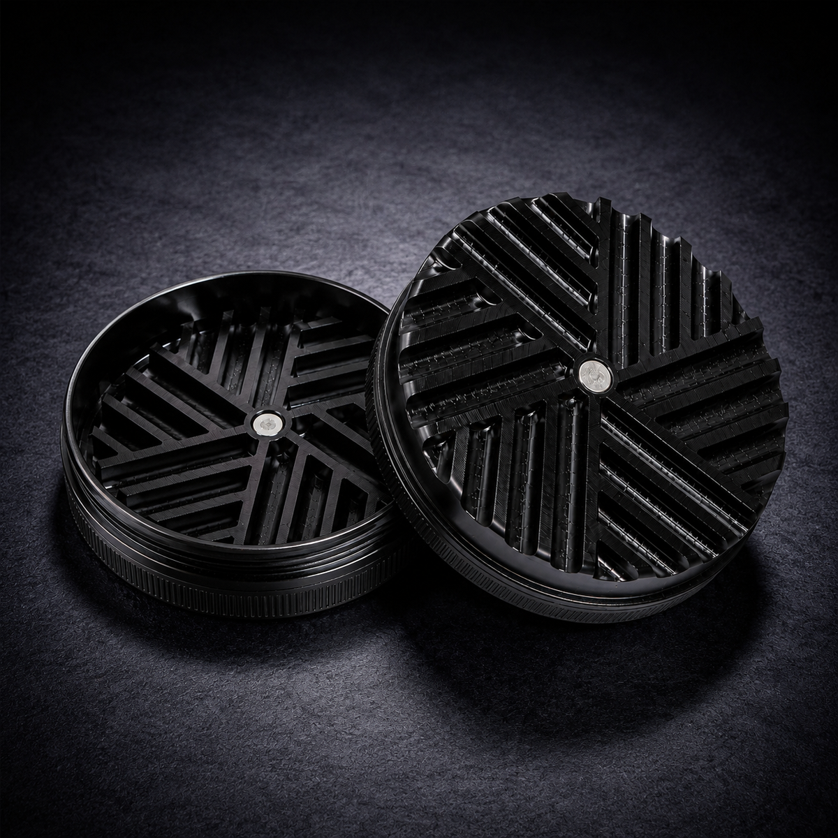 Helix Prime zahnloser Grinder 63 mm 3-teilig Aluminium